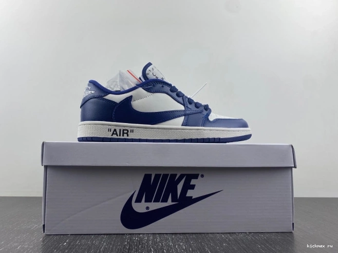Cheap TRAVIS SCOTT AIR DM7890-101 OFF-WHITE 1 CUSTOM JORDAN X X 0708
